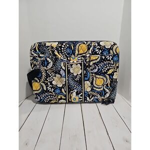 Vera Bradley Fabric Covered‎ Hardshell Laptop Portfolio Retired  Ellie Blue